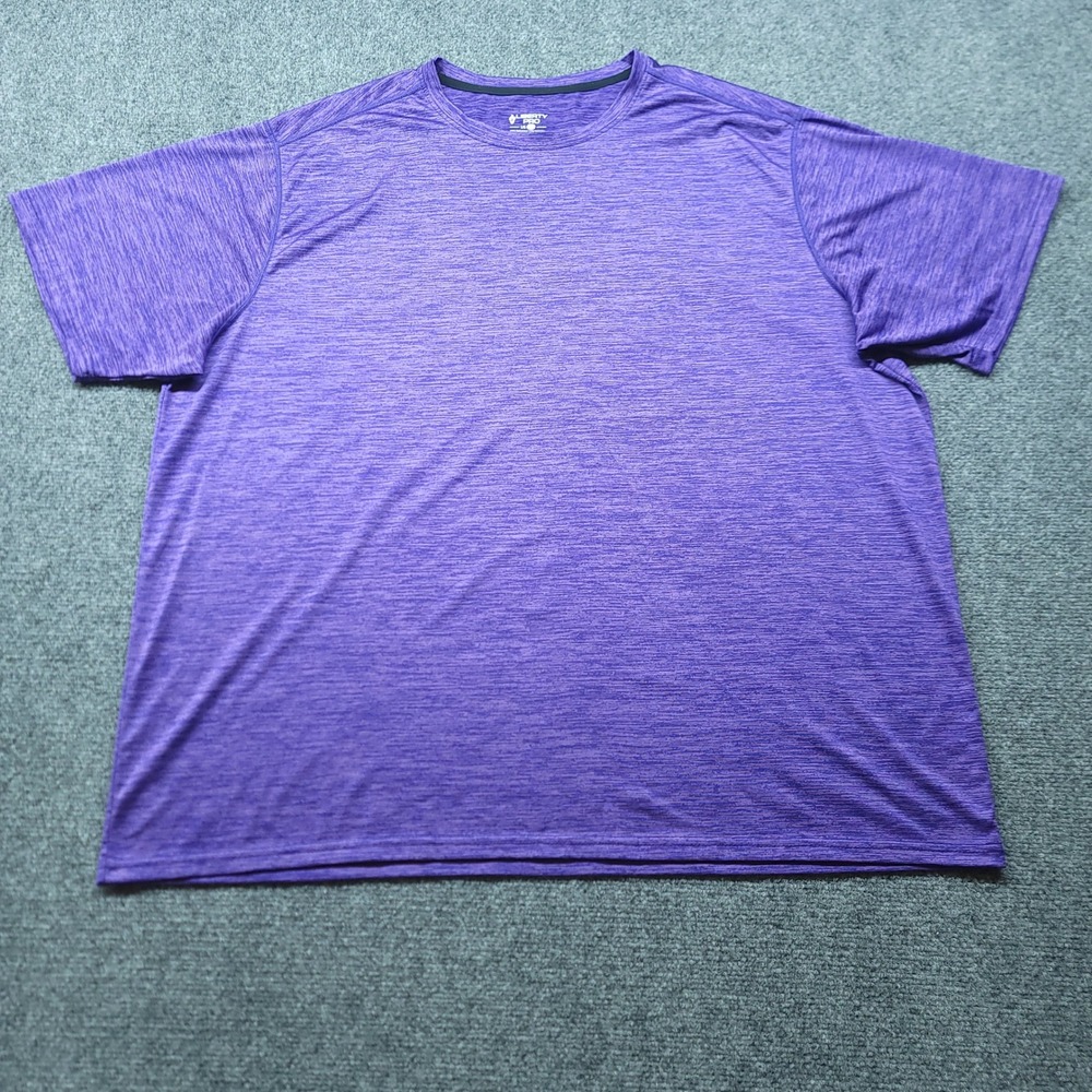 Liberty Pro Mens 3XL Purple Space Dye Performance T-Shirt Short Sleeve Athletic
